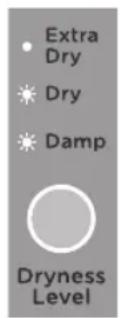 Fisher & Paykel DH8060C1 - Dryness Level - 1