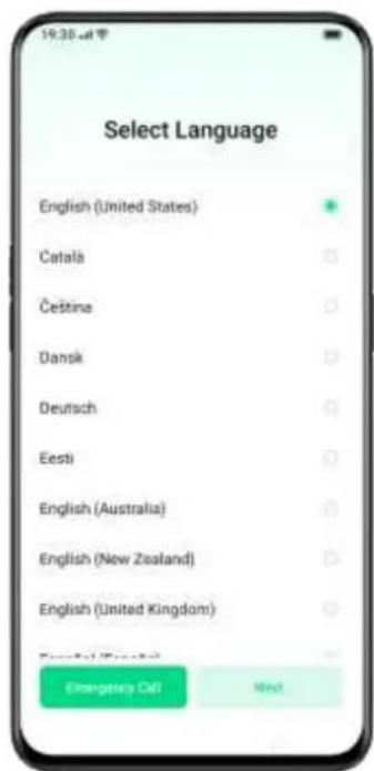 OPPO A12s - System Language - 1