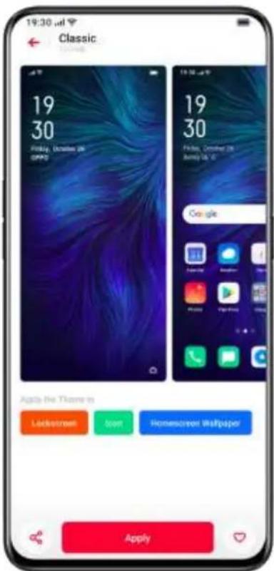 OPPO A12s - Set the Theme - 1