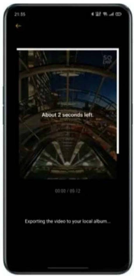 OPPO A12s - Generating the Video - 1