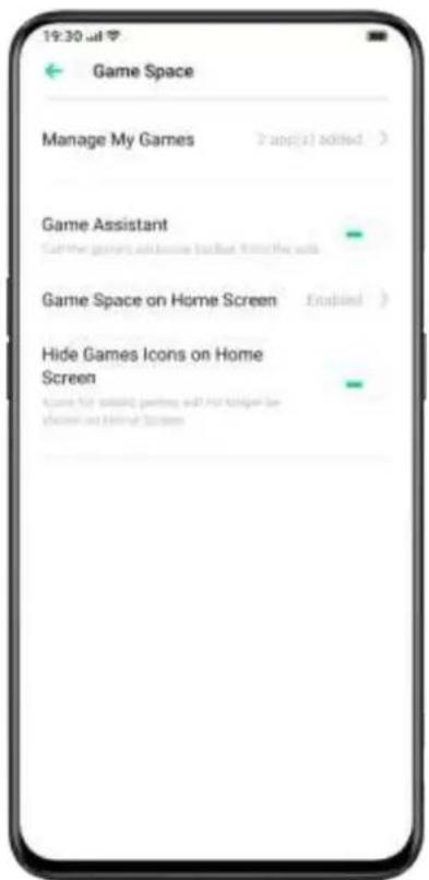 OPPO A12s - Hide Games Icons on Home Screen - 1