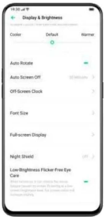 OPPO A12s - Low-Brightness Flicker-Free Eye Care - 1