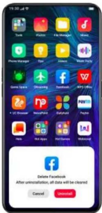 OPPO A12s - Delete Apps - 1