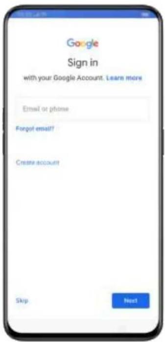 OPPO A12s - Log in with Google Account - 1