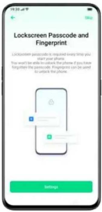 OPPO A12s - Fingerprint, Face & Passcode - 1