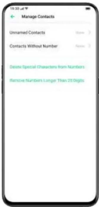 OPPO A12s - Manage Contacts - 1
