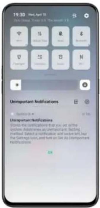 OPPO A12s - Unimportant Notifications - 1