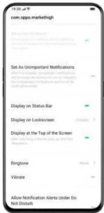 OPPO A12s - Set Notification Preference - 1