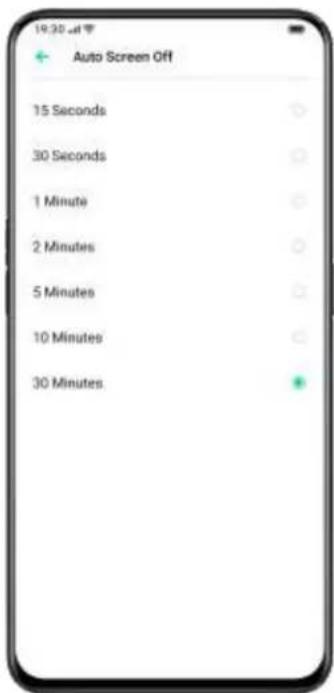 OPPO A12s - Auto Screen Off - 1