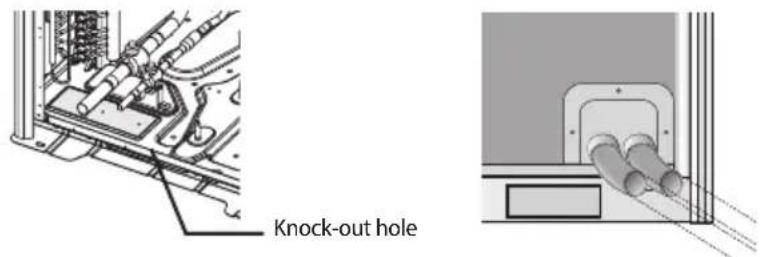 Knock-out hole