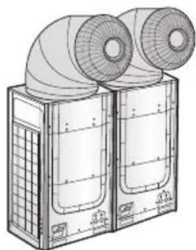SAMSUNG AM260HXVAHH - Caution for installing discharge duct - 2
