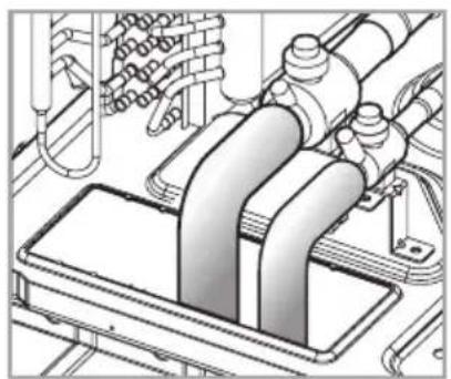 SAMSUNG AM260HXVAHH - Insulating the pipe located inside of the outdoor unit - 1