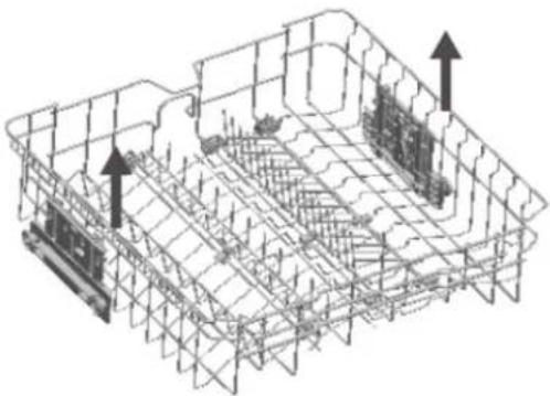 Kogan KAGDWS14CTA - Upper Basket Height Adjustment - 1