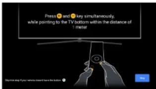 Press it and ① key simultaneously, while pointing to the TV bottom within the distance of 1 meter Open to stay if your name might have the bottom ②