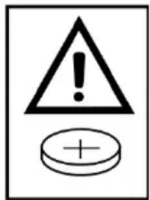 Warning symbol with exclamation mark and plus sign, commonly used in safety or hazard prevention context
