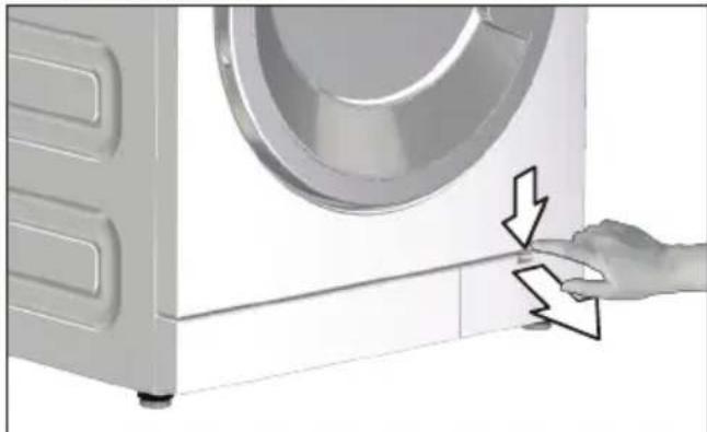 Euromaid WM7PRO - In order to clean the dirty filter and discharge the water: - 2