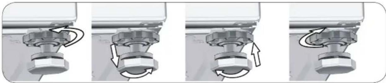 Euromaid WM7PRO - Adjusting the feet - 2