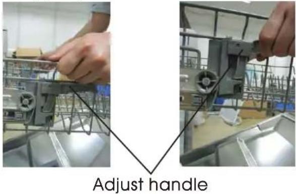 Technika TDX8SS-5 - Adjusting the Upper Basket - 1