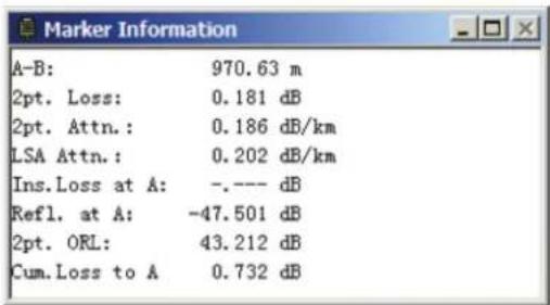 Tempo 930XC-20C-UPC-SC - Fiber Section Information Window - 1