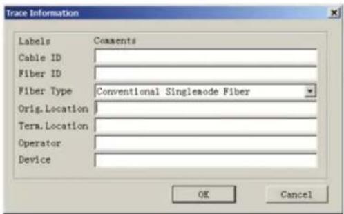 Tempo 930XC-20C-UPC-SC - Edit Optical Fiber Information - 1