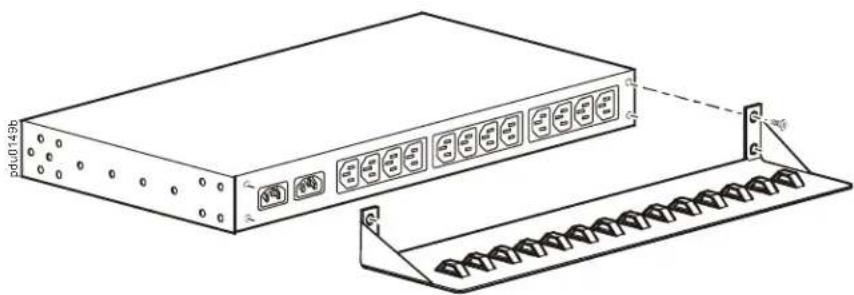 APC AP7769 - Rack Automatic Transfer Switch Cord Retention Bracket (AP7769)—Installation - 2