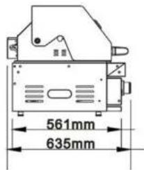 561mm 635mm