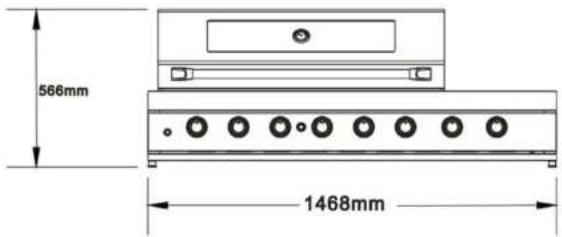 566mm 1468mm