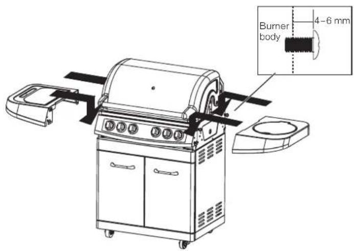 Burner body 4-6 mm