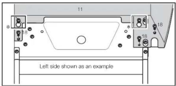 11 * 18 * 18 18 Left side shown as an example