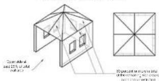 Conventional and 25% of the of the 屋面 Roglassical structural of the building, 100 m