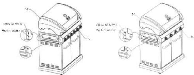14 Screw GS M8'12 Big 10c washer 15 Screw GS M8'12 Big 10c washer 16