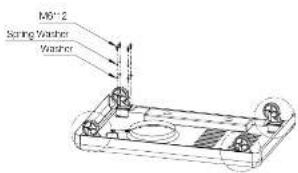 M6" 2 Spring Washer Washer