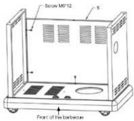 Below M9'12 5 Front of the barbecue