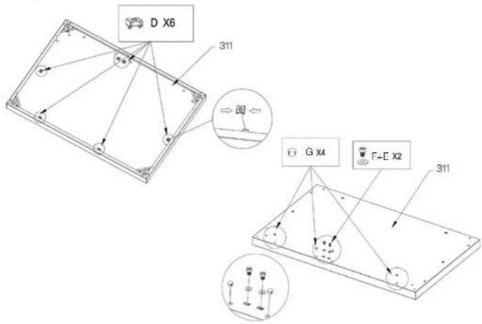 D X6 311 G X4 F+E X2 311