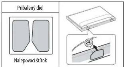Pribalený diel Nalepovací štítok