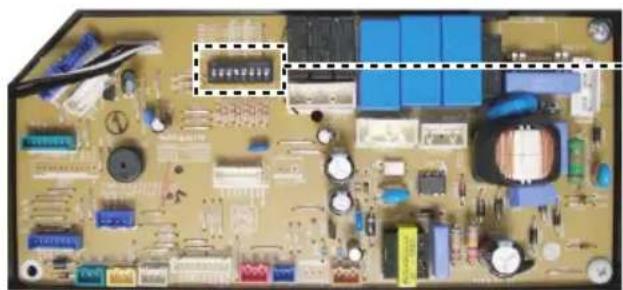 LG MULTI V PUCKA0 - Dip switch setting - 1