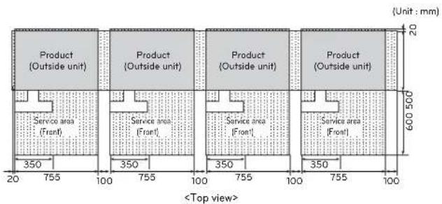 LG MULTI V ARWB120LAS4 - Collective / Continuous Installation - 1