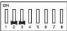 LG MULTI V ARWB120LAS4 - Switch for setup of HR Unit - 8