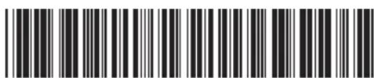Barcode image with black and white vertical bars, no visible text or symbols beyond the pattern