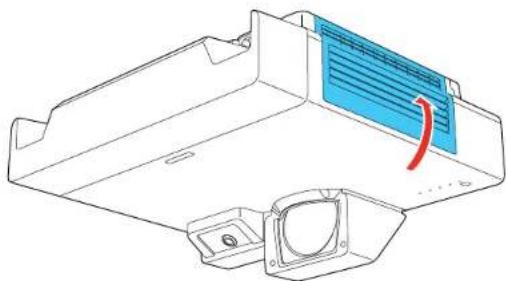 EPSON BrightLink Pro 1480Fi - CleaningtheAirFilterandVents - 7