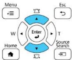 EPSON BrightLink Pro 1480Fi - CorrectingImageShapewiththeKeystoneButtons - 1