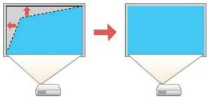 EPSON BrightLink Pro 1480Fi - CorrectingImageShapewithQuickCorner - 1