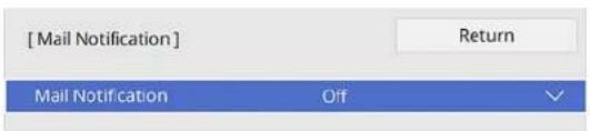 [Mail Notification] Mail Notification Off Return