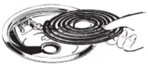 DANBY DER200W - SURFACE ELEMENTS AND DRIP PANS - 2