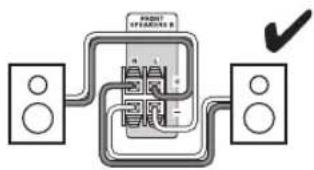 ONKYO AVX-280 - Speaker Connection Precautions - 11