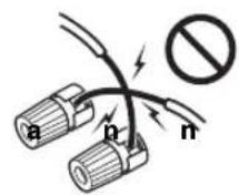 ONKYO AVX-280 - Speaker Connection Precautions - 1