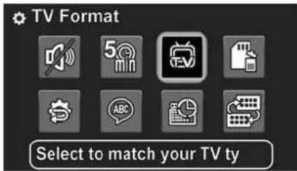 INSIGNIA NS-DV111080F - To select the TV format: - 1