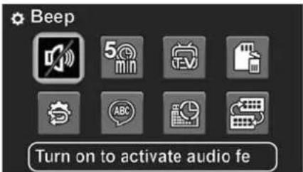 INSIGNIA NS-DV111080F - To operation sound on or off: - 1