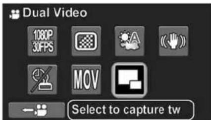 INSIGNIA NS-DV111080F - To turn dual video on or off: - 2
