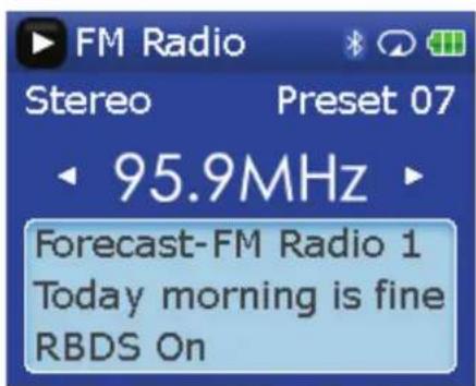 INSIGNIA NS-2V17R - To tune to an FM radio station: - 1
